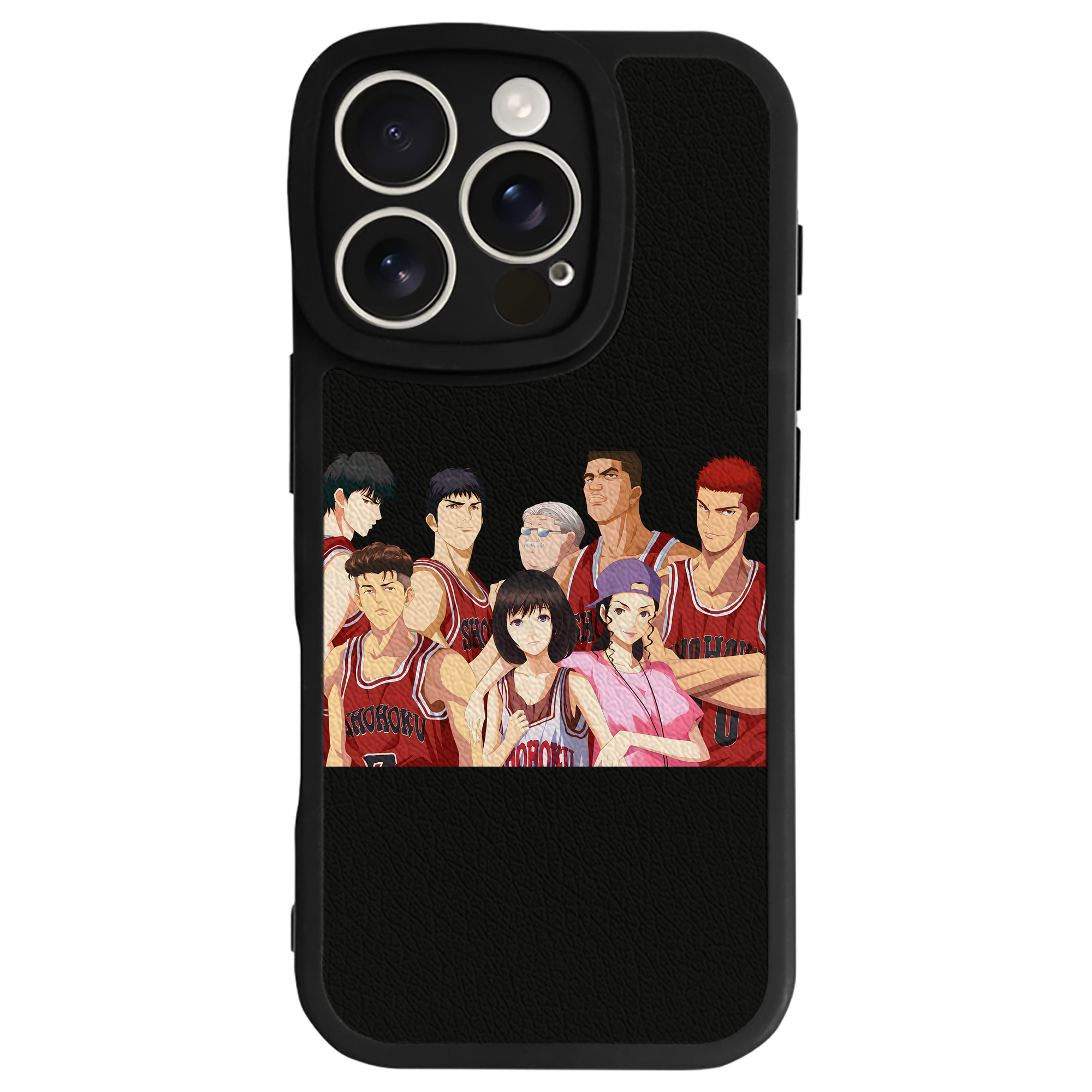 （画像用） SLAM DUNK／スラムダンク 【iPhone 16シリーズ対応】シリコンスマホケース（レザー調） 材質：シリコン